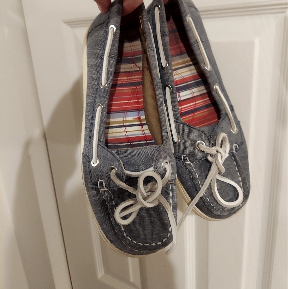 Women's Casual Denim Boat Shoes
